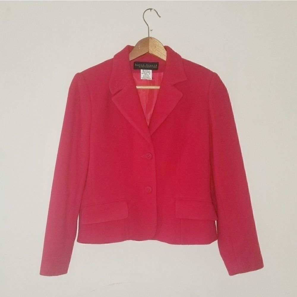 Harve Benard winter short wool blend coat